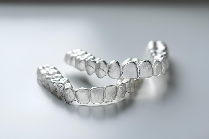 机に置かれたインビザライン