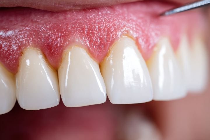 歯周病が進行する原因となる歯石